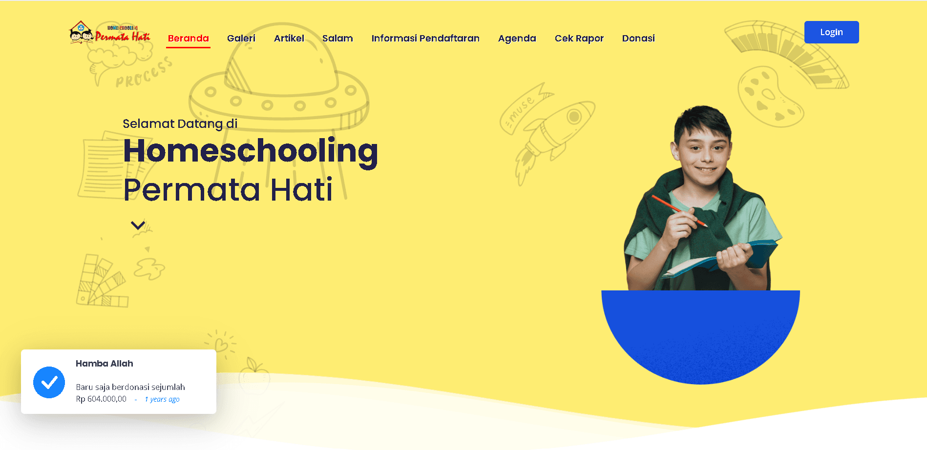 Fitur Psikotes Homeschooling Permata Hati
